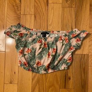 Flower crop top